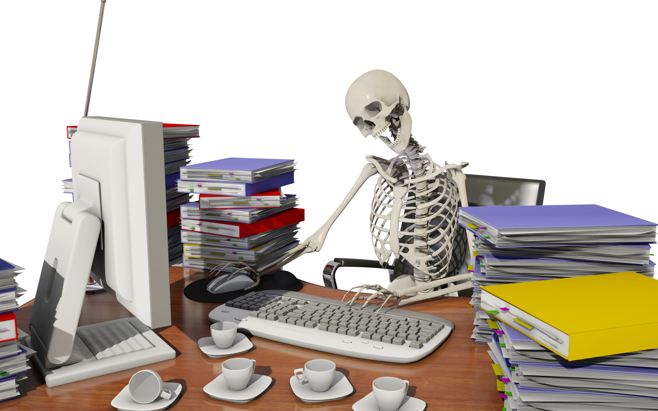 When Work Is Killing You skeleton worker