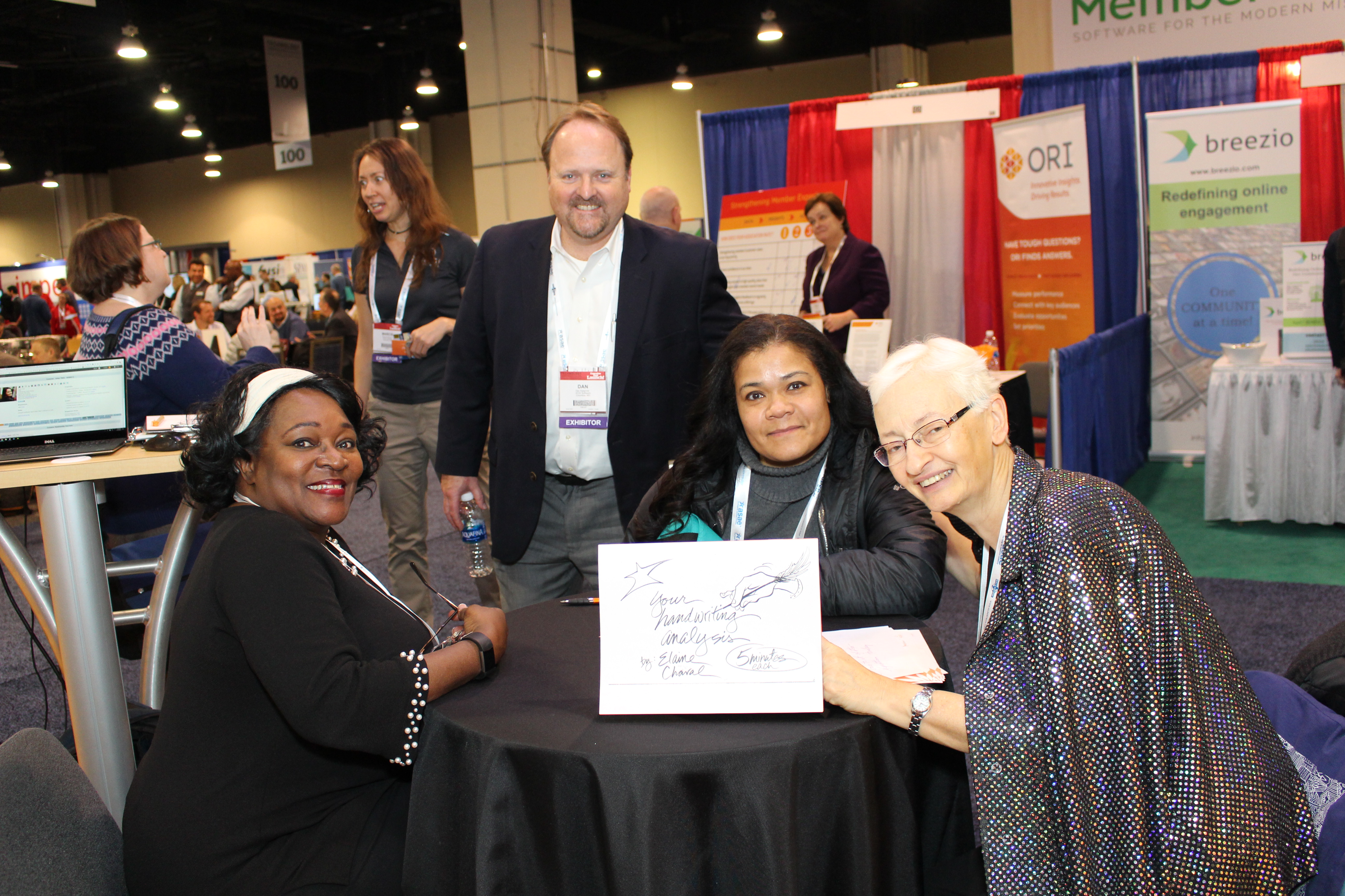 The Write Stuff A handwriting analyst at the ASAE Technology Conference