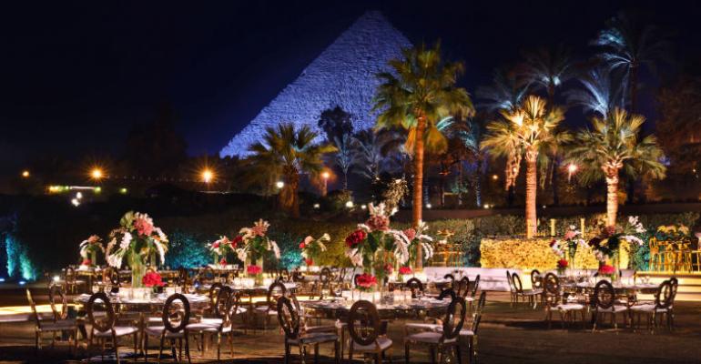 marriott rebrands historic egyptian property near pyramids meetingsnet the egyptians used the pyramid form to create the meeting place