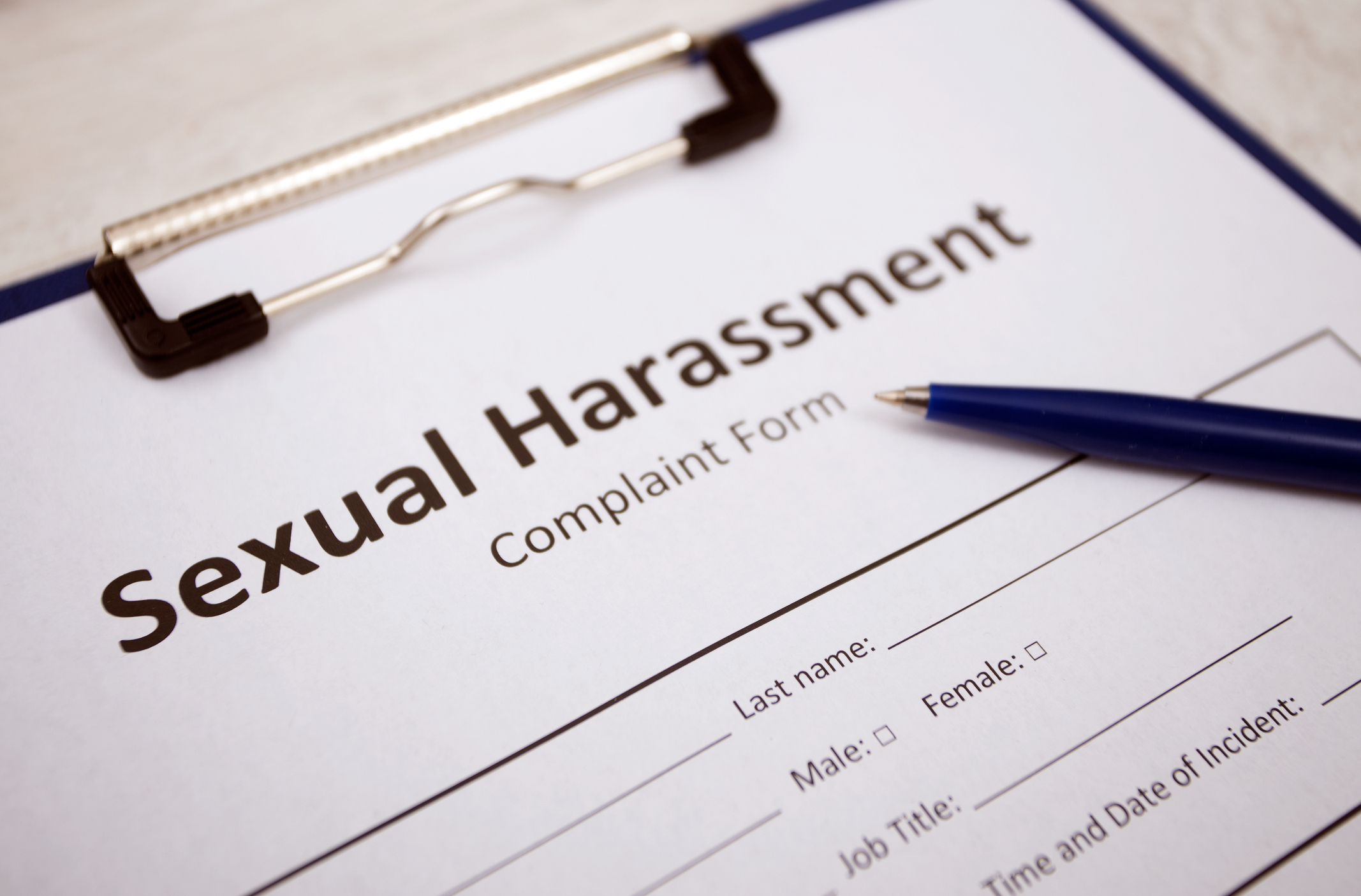 Sexual Harassment Management Strategies