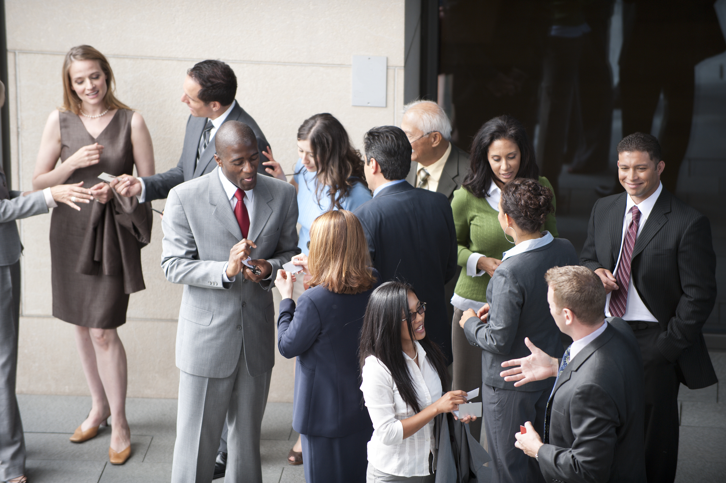 networking at conferences