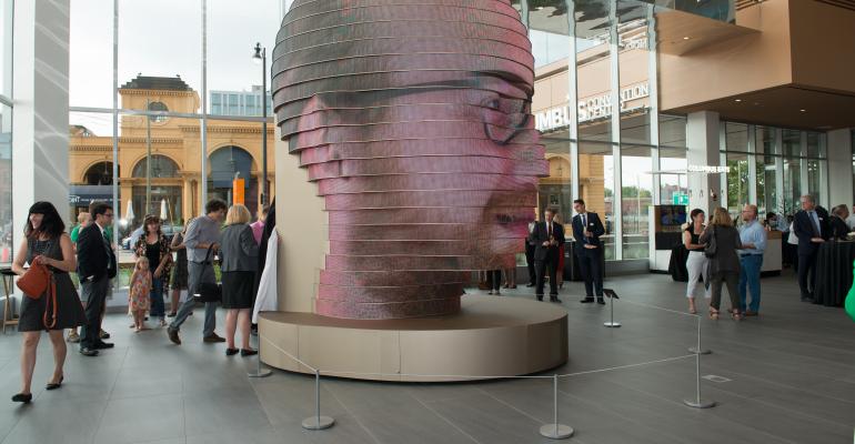 The "As We Are" art installation at the Greater Columbus Convention Center