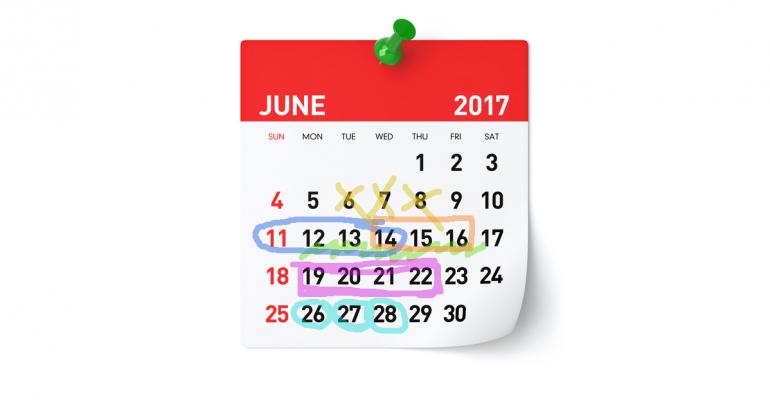 June meetings calendar