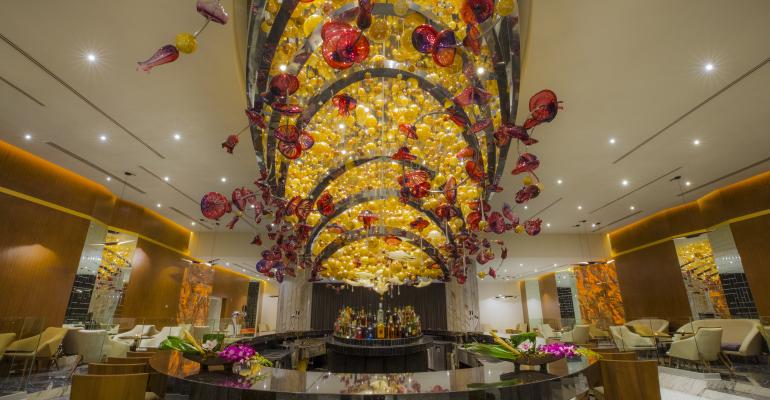 Lobby Bar at the Moon Palace Cancun