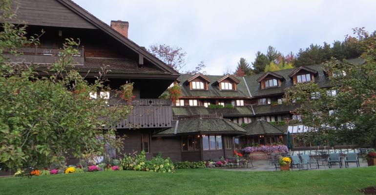 Exterior of the Trapp Family Lodge