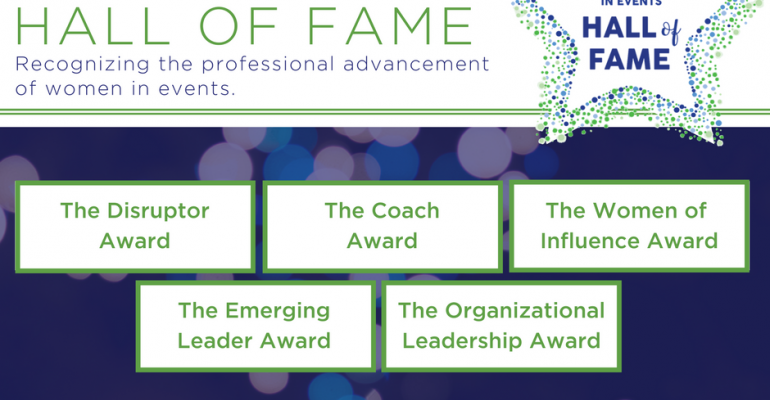 Association for Women in Events' new Hall of Fame Awards