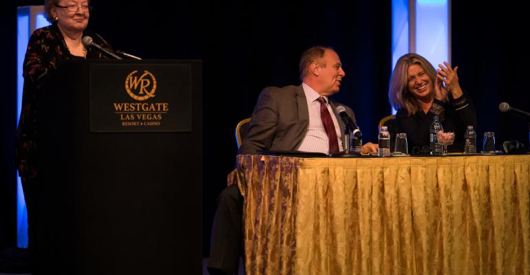 Patti Shock on panel at the 2016 Las Vegas Corporate Invitational