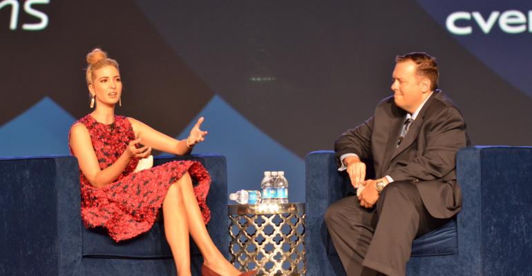 Cvent Senior Vice President of Marketing Eric Eden interviewed The Trump Organization39s Executive Vice President of Development amp Acquisitions Ivanka Trump to get her perspective on achieving both personal and professional success at Cvent Connect 2015