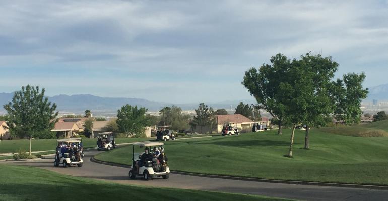 Las Vegas golf tournament start