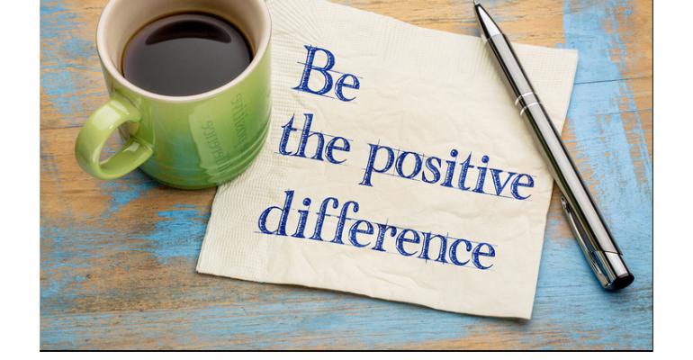 Be a positive difference