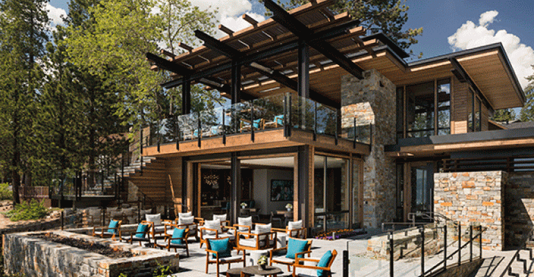 The new Lake Club venue at Ritz-Carlton Lake Tahoe