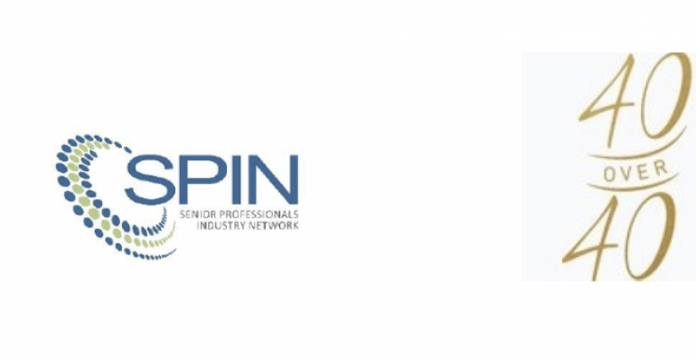 SPIN:40 over 40 logo