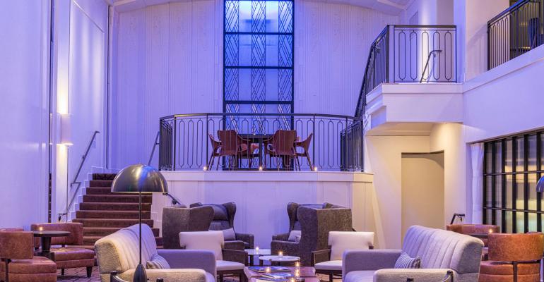 Theodore Hotel atrium