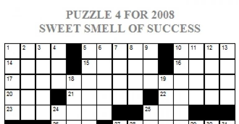 Crossword Puzzle July/August 2008