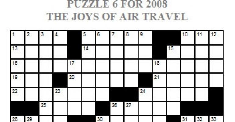 Puzzle 6, 2008 - The Joys of Air Travel