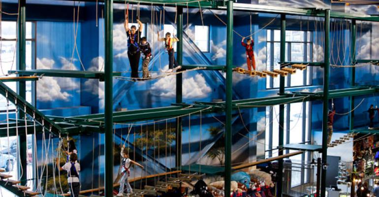 Great Wolf Lodge39s ropes course in Wisconsin Dells