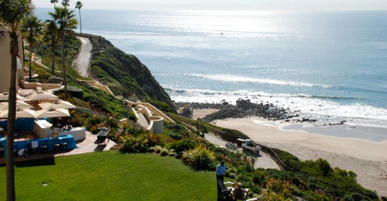 The view from the Club Room at RitzCarlton Laguna Niguel