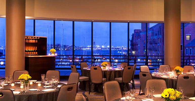 Boston Marriott Long Wharf39s Harbor View Ballroom