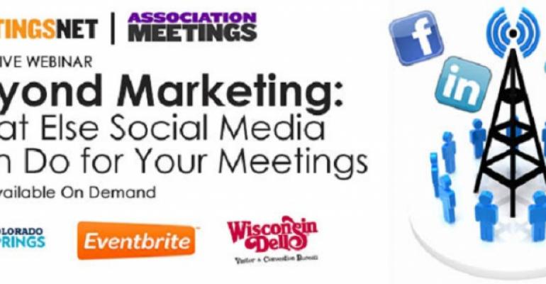 Beyond Marketing: What Else Social Media Can Do for Your Meetings