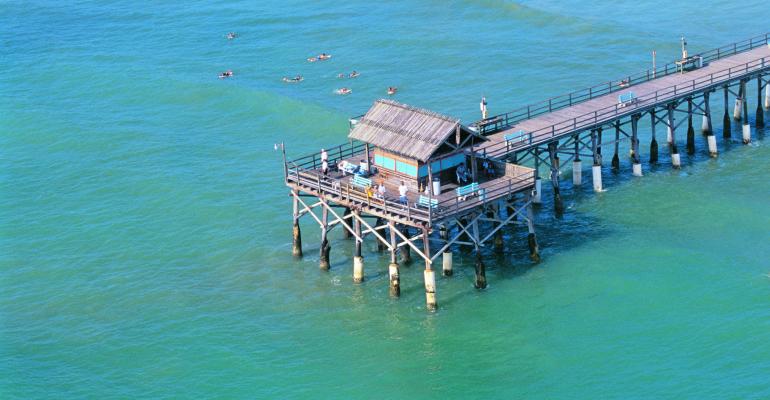 The pier at Cocoa Beach on Florida39s Space Coast