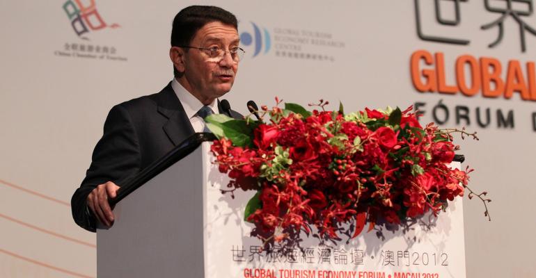 UNWTO SecretaryGeneral Taleb Rifai opens the Global Tourism Economic Forum