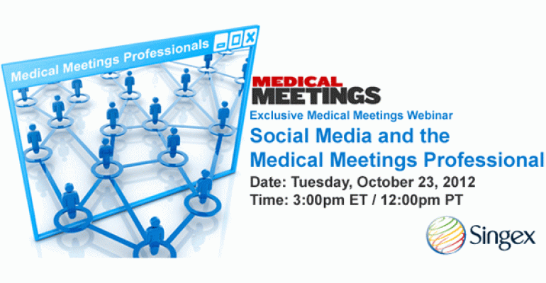 Social Media and the Medical Meetings Professional