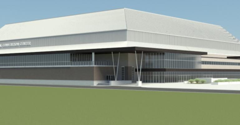 Rendering of the renovated Prairie Capital Convention Center in Springfield Ill