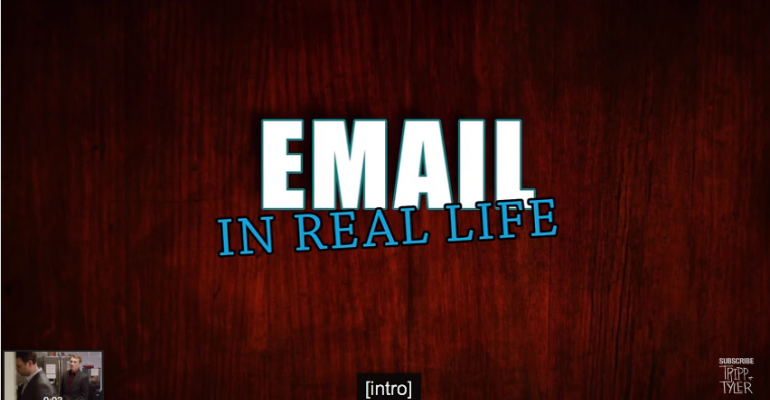 If People Interacted in Real Life Like They Do on E-mail, It Would Look Like This