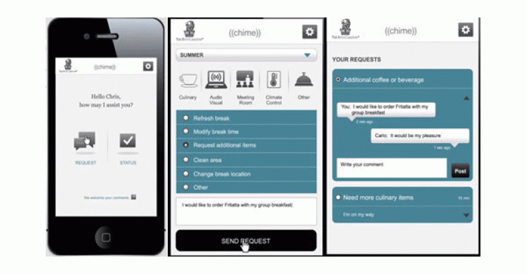 You Rang? Introducing Ritz-Carlton’s New App for Meeting Planners