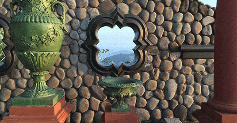 One of the many stunning vistas at the Villa Caletas hotel in Costa Rica