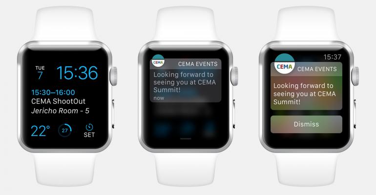 First Apple Watch Conference App Launches at CEMA