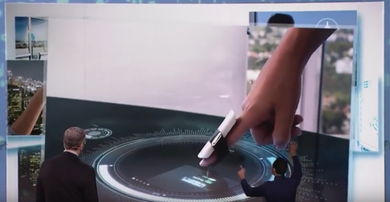 cool new wearable presentation technology bird muv interactive