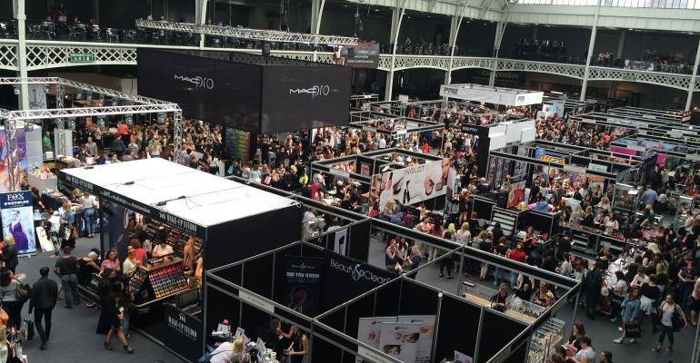 Trade show floor overview