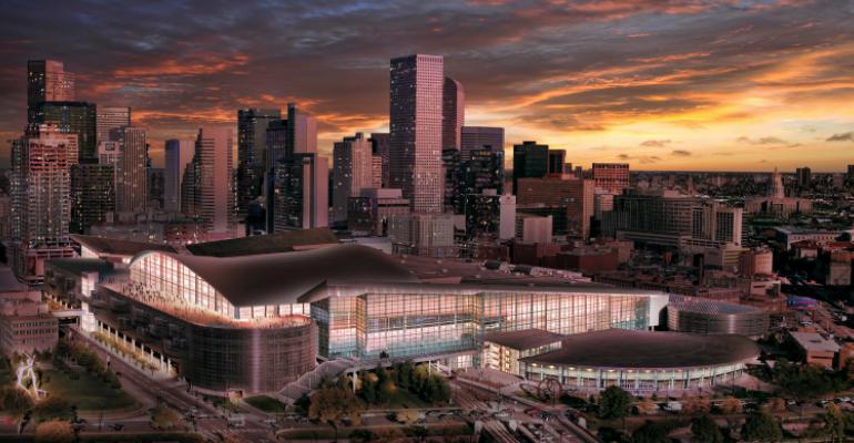 Rendering of the expanded Colorado Convention Center
