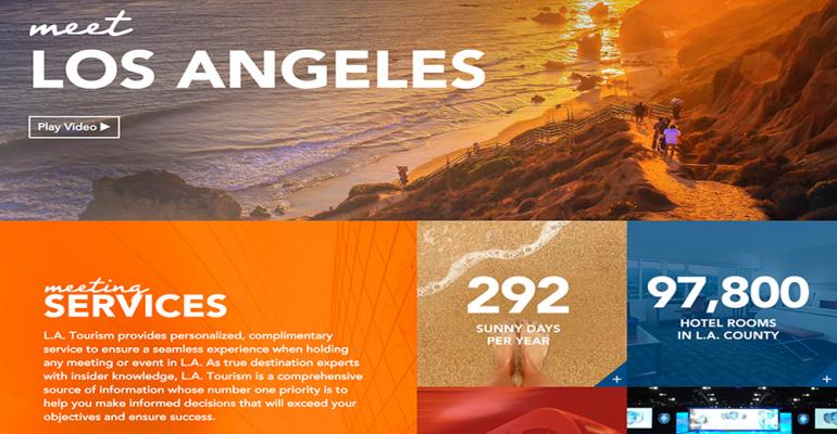 L.A. Creates Meeting Planner Web Site