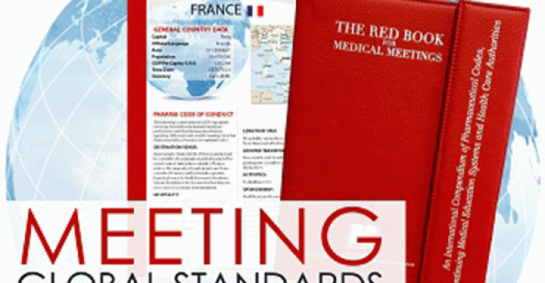 The Red Book for Medical Meetings is a global guide to regs 