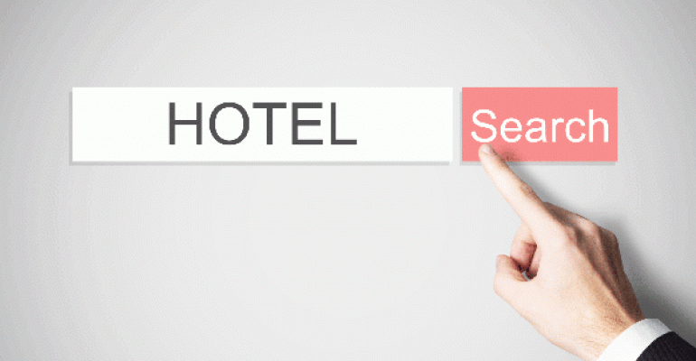 Hotel searching online