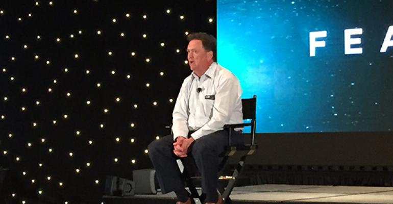 Futurist and innovation expert Jim Carroll speaking at digitalNow