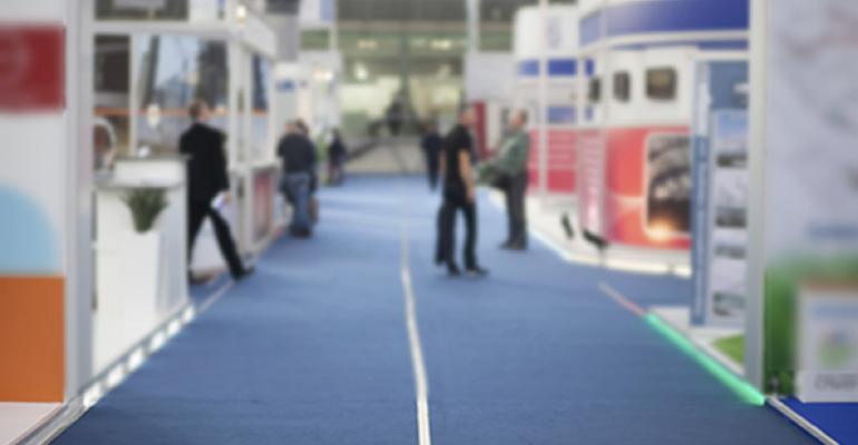 Trade show floor