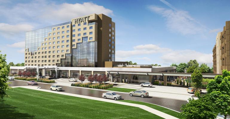 Rendering of the new The Hyatt Regency AuroraDenver Conference Center