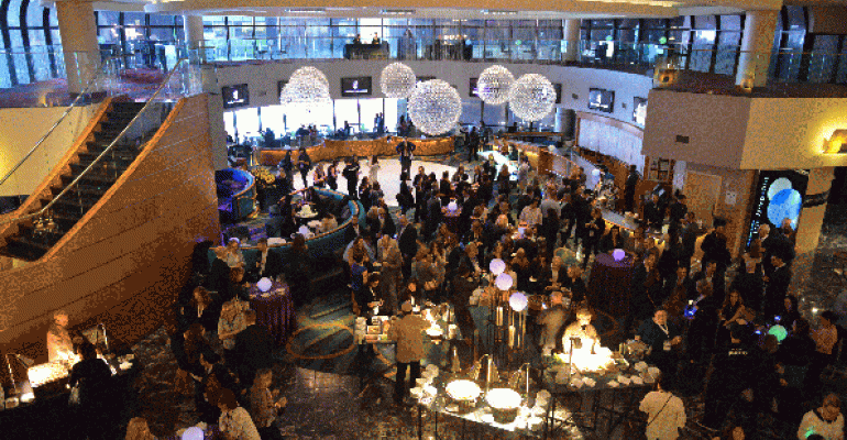 Overview of Pharma Forum reception at the Marriott Marquis