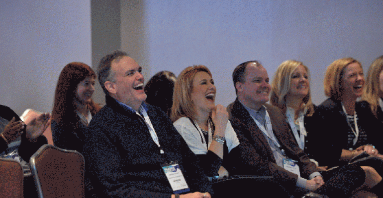 Pharma Forum day chairs got into the spirit of the MadLib icebreaker 