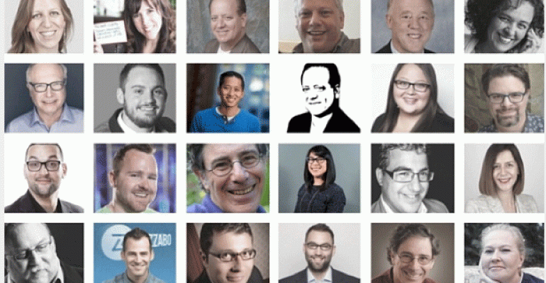 Photos of some of Bizzabos 60 most influential event profs