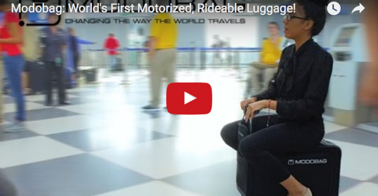 Modobag rideable luggage