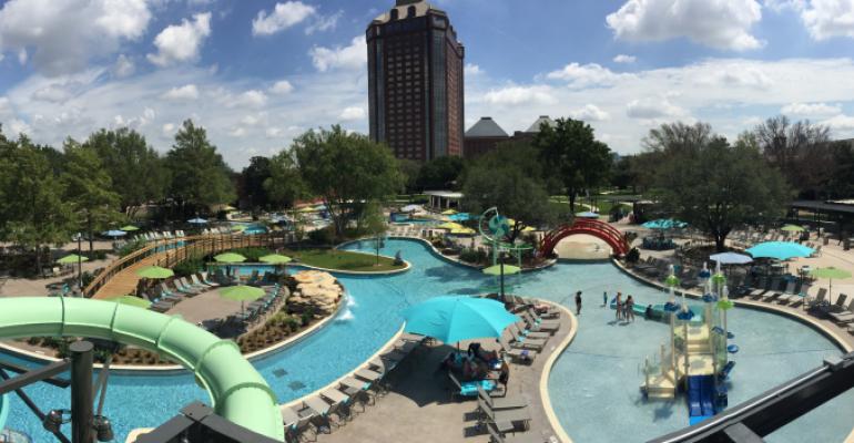 Hilton Anatole39s new pool complex