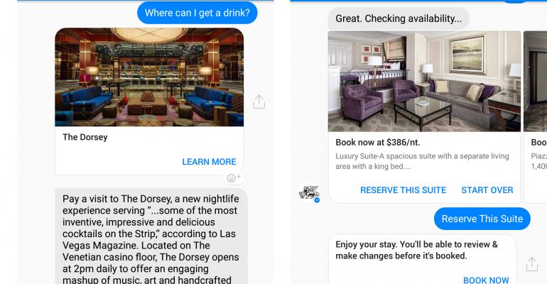 Venetian Booking Chatbot