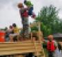 Texas Guardsmen evacuate Houston residents after Hurricane Harvey.