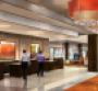 The lobby at Minneapolis Marriott Northwest in Brooklyn Park Minn