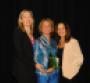 Amy Spatrisano CMP center receives her award from Convention Industry Council CEO Karen Kotowski CAE CMP left and Terri Breining CMP CMM of The Breining Group