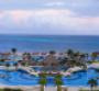 The beachfront pool at Moon Palace Golf and Spa Resort